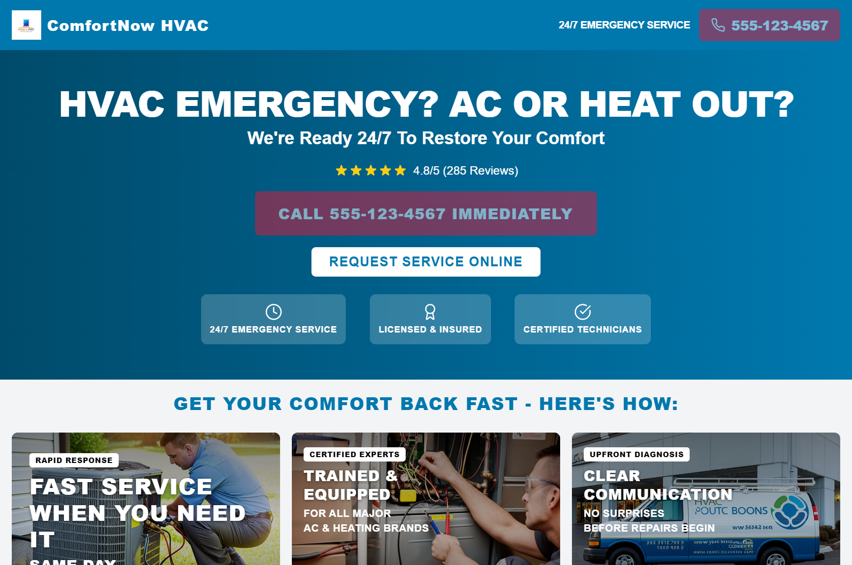 ComfortNow HVAC