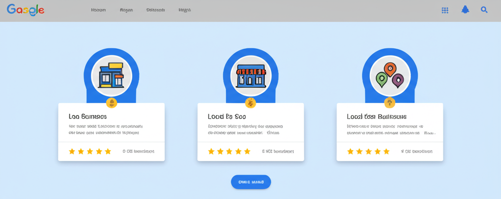 Local SEO results showing business on Google Maps with top ranking