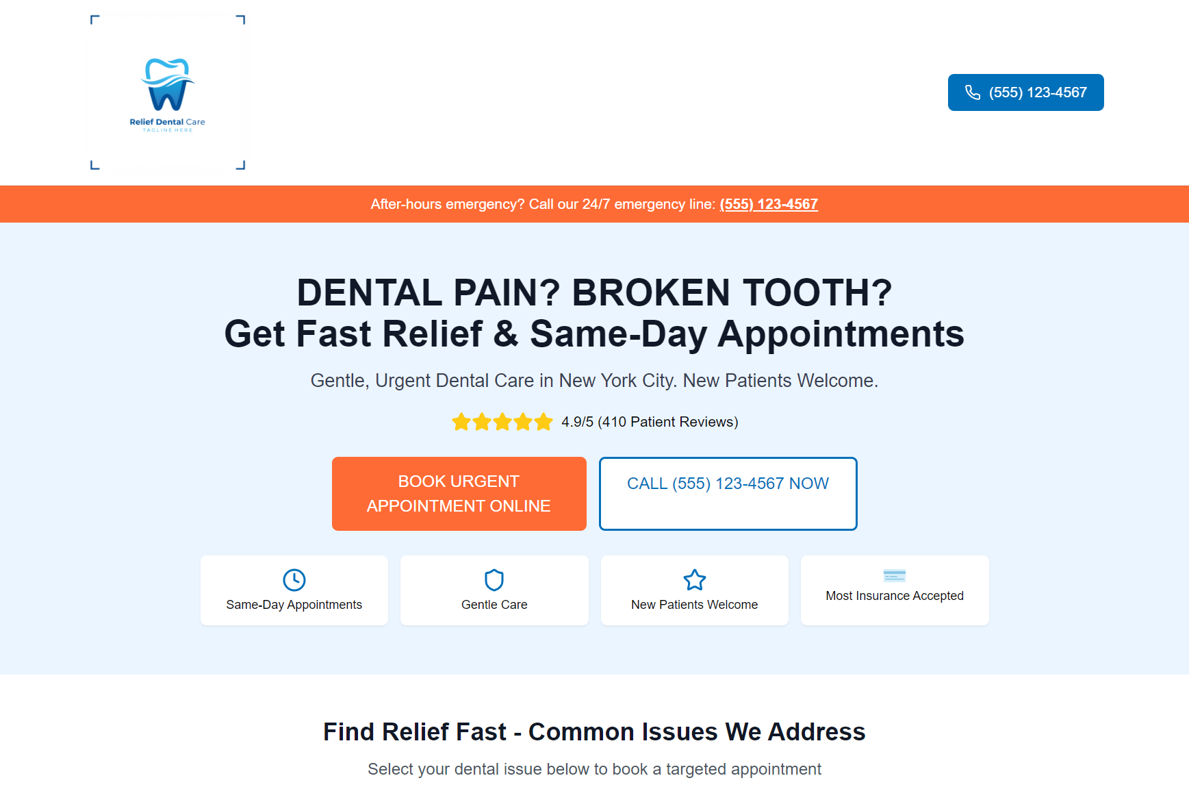 Relief Dental Care